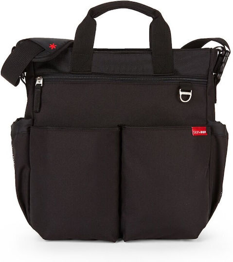 Skip Hop Geantă Pentru Scutece De Umăr / De Mână Duo Signature Tote Neagră 33x35x11 cm