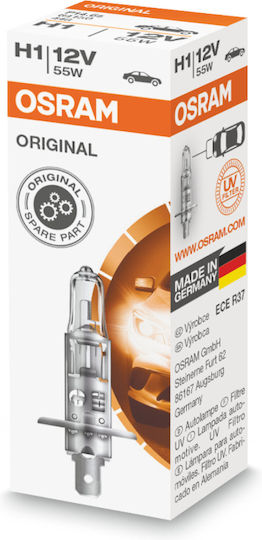 Osram Car And Motorcycle Lamp Silver Star H1 Halogen 3200K Warm White 12V 55W