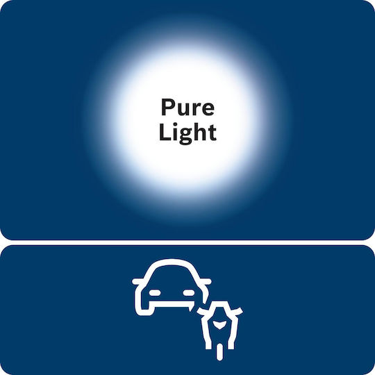 Bosch Lamps Car PURE LIGHT H4 Halogen 12V 55W 1pcs