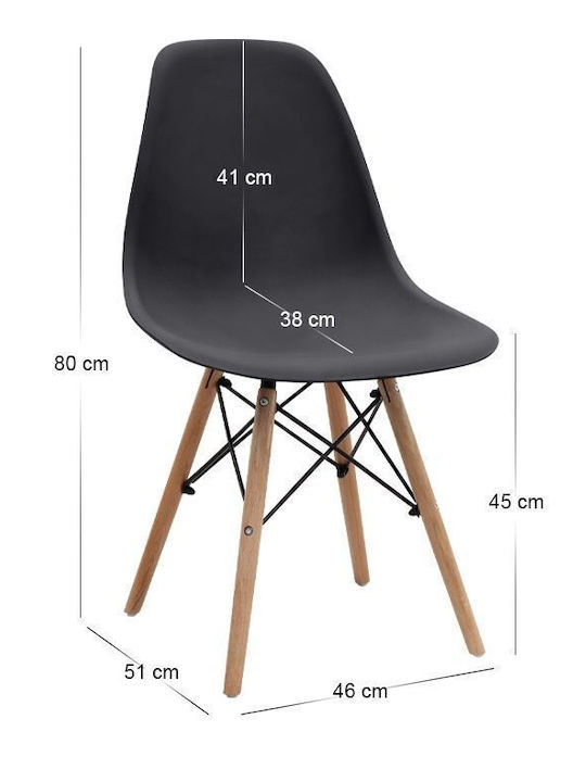 Trapezarie cu 4 Scaune 90x90 cm