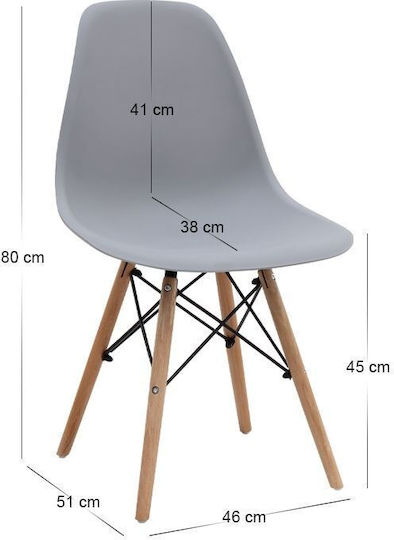 Esszimmermöbel-Set mit 4 Stücken 90x90cm