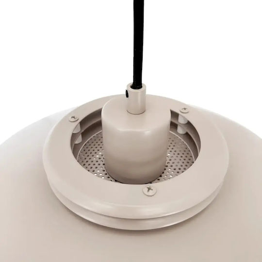 Selected by Pragmatic Beige LED Pendant Ceiling Light with Warm White Light 30x30x24cm