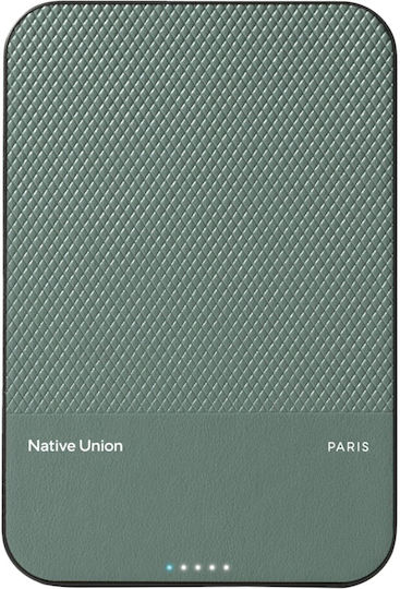 Native Union Reclassic Qi2 MagSafe Power Bank 5000mAh 15W with USB-C Power Delivery Black