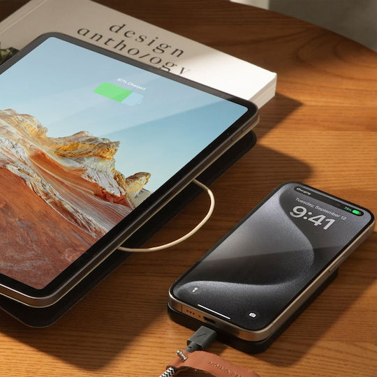 Native Union Reclassic Qi2 MagSafe Power Bank 5000mAh 15W with USB-C Power Delivery Black