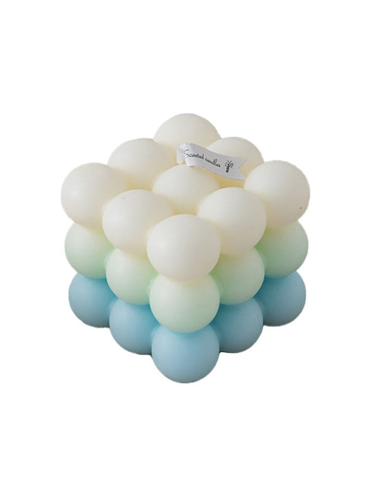 Alista Home Lumânare Aromatică Din Soia Albastru Deschis 6x6cm