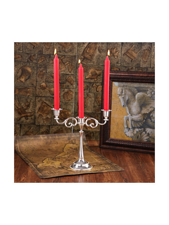 Alista Home Lumânare Decorativă Conică Roșie 80gr 4 Bucăți