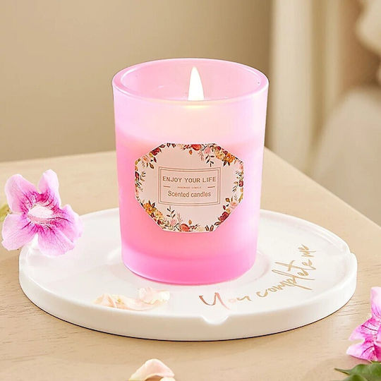 Alista Home Aromatic Soy Candle in Jar with Lemon Scent 300g