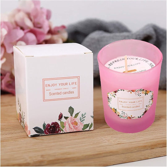 Alista Home Aromatic Soy Candle in Jar with Lemon Scent 300g