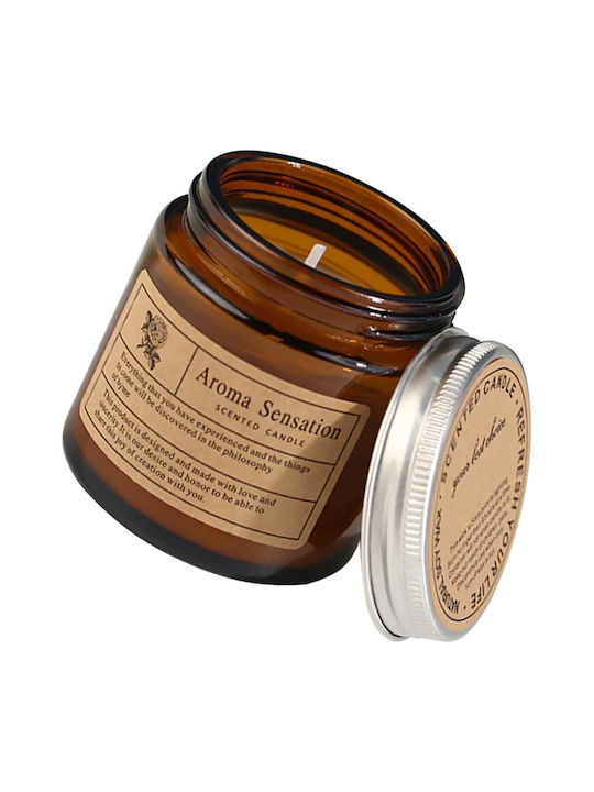 Alista Home Lumânare Aromatică în Borcan cu Miros de Lemn de Santal 200gr