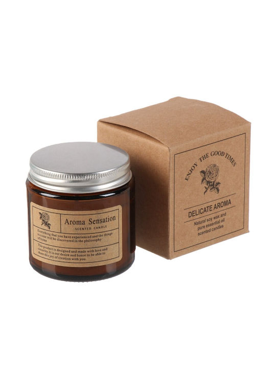 Alista Home Lumânare Aromatică în Borcan Maro 200gr