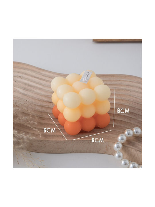 Alista Home Lumânare Aromatică Din Soia Cu Miros De Portocală 6x6cm