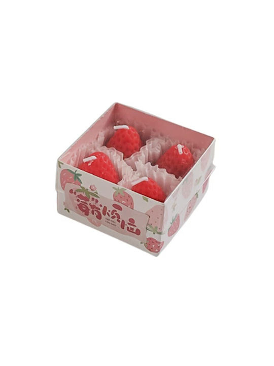 Alista Home Lumânare Aromatică Din Soia În Cutie Metalică Cu Miros De Afine 52gr 4 Bucăți