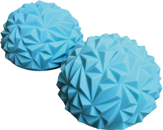 Sveltus Foot Massage Black Balance Ball Height 8.5cm Diameter 16cm 2 Pieces