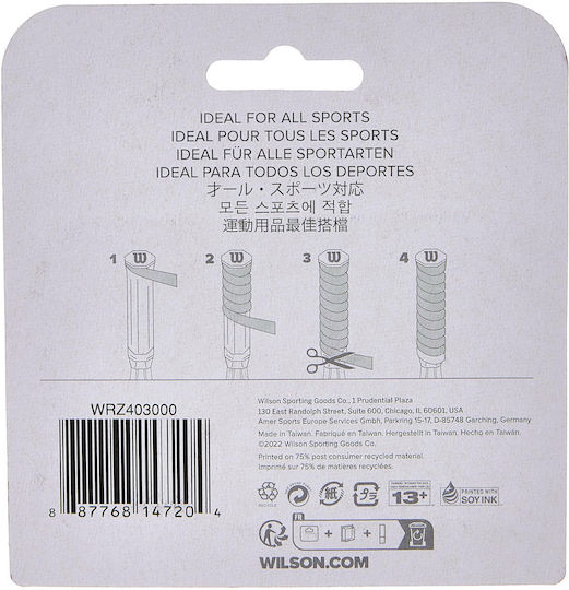 Wilson Ultra Wrap Overgrip Overgrip Schwarz 3 Stück