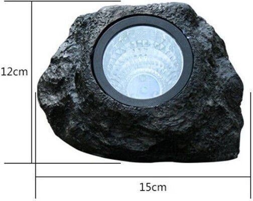 Alista Home Lampă Solară cu Senzor de Mișcare și Fotocelulă 12x15cm