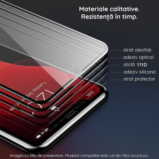 Alista Home 0.3mm Tempered Glass Negru Oppo Find X3 Pro