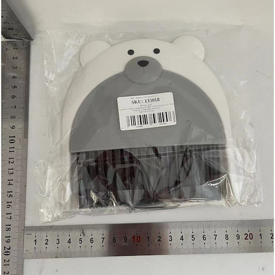 Broom Dustpan Set Alista Home Office Made Pp Bear Model 23.5 X 18 Cm Gray