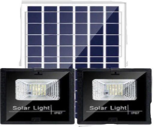 Alista Home Lumini De Inundație Cu LED-uri Solar Etanș 30W Alb Rece 6500K Cu Fotocelul Și Telecomandă IP65