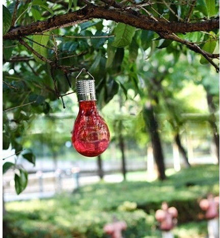 Alista Home Lustră Solară cu Lumină Roșie IP65