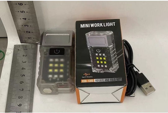 Alista Home Lampa Solară Lanternă 5W 500lm cu Lumină Roșie IP44 8x4.2cm