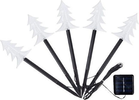 Alista Home Set 5 Lampi Solare cu Lumină Albă Caldă