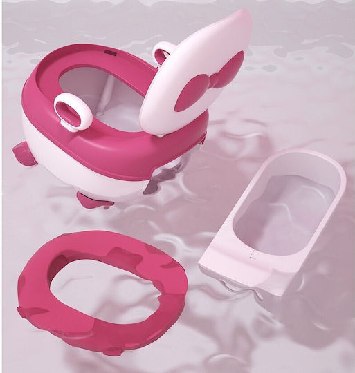 Alista Home Toalete Pentru Copii Toaletă Bow Cu Capac Roz