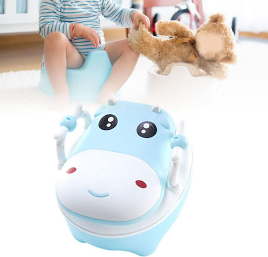 Alista Home Toalete Pentru Copii Toaletă Cow Cu Capac Albastră