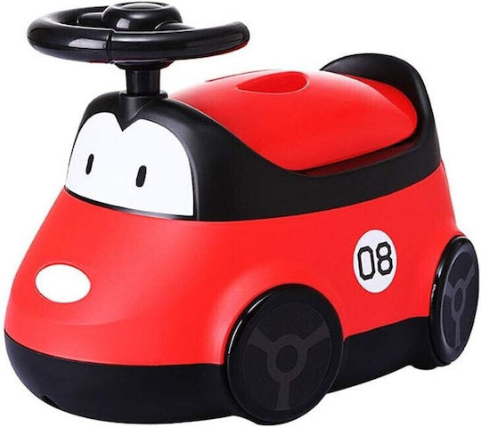 Alista Home Toalete Pentru Copii Mașinuță Car Cu Capac Roșu