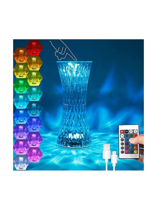 Alista Home Lămpi Decorative Pentru Masă LED RGB Vază 8x19cm