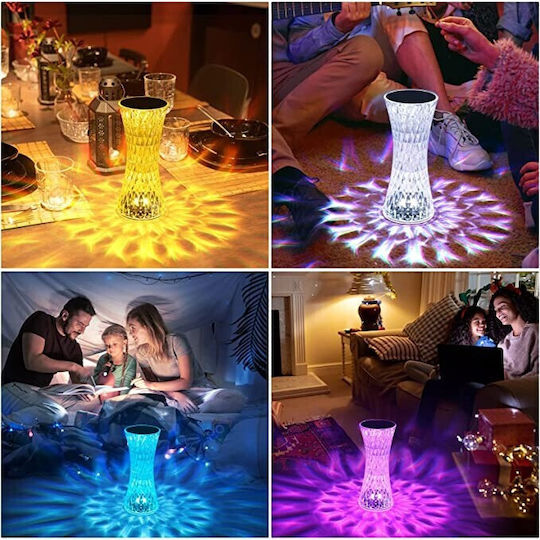 Alista Home Decorative Table Lamp LED RGB Vase 8x19cm