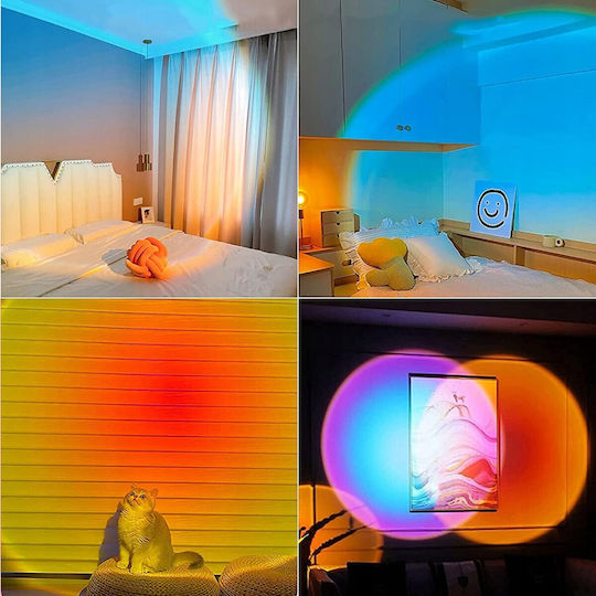 Alista Home Projector Φωτιστικό LED RGB Sunset Alista Home Projector Φωτιστικό LED RGB Sunset