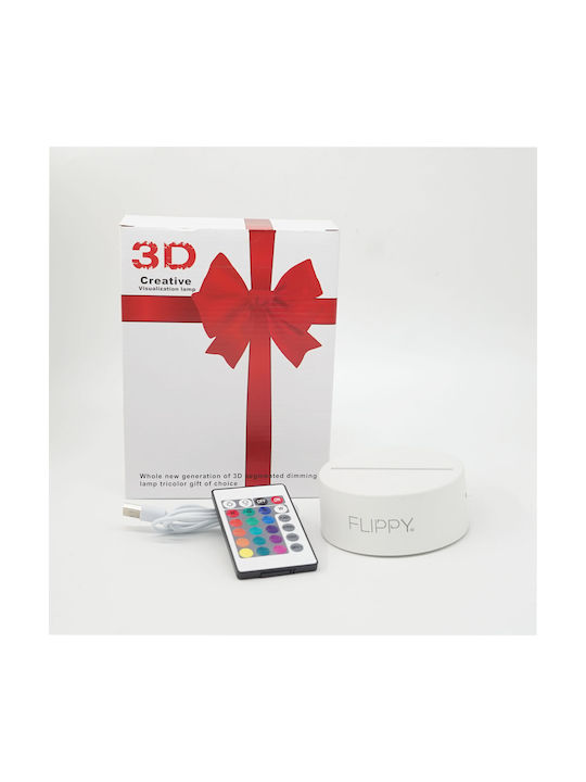 Alista Home Lămpi Decorative Pentru Masă LED Iluzie 3D 3x3cm