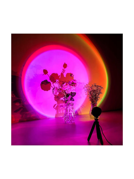 Alista Home Proiector Lămpi Decorative Pentru Masă LED RGB Apus De Soare 26x12cm