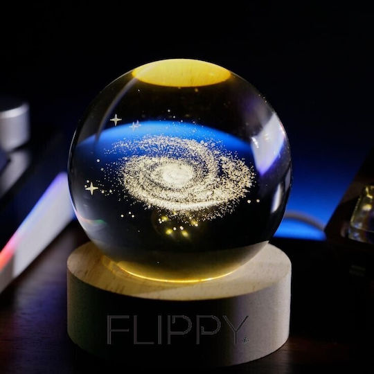 Alista Home Διακοσμητικό Φωτιστικό LED Θερμό Λευκό Crystal Ball 3x3εκ.