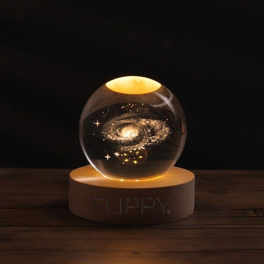 Alista Home Διακοσμητικό Φωτιστικό LED Θερμό Λευκό Crystal Ball 3x3εκ.