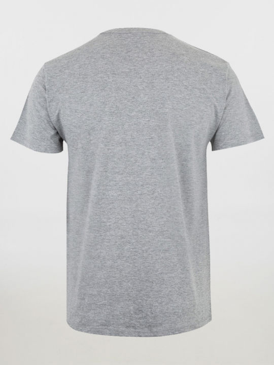 Kprime Ανδρικό Διαφημιστικό T-shirt Κοντομάνικο Γκρι Kprime Ανδρικό Διαφημιστικό T-shirt Κοντομάνικο Γκρι