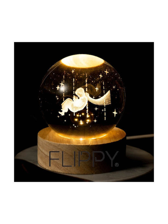 Alista Home Lămpi Decorative Pentru Masă LED Alb Cald Glob De Cristal 3x3cm
