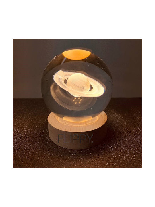 Alista Home Διακοσμητικό Φωτιστικό LED Θερμό Λευκό Crystal Ball 3x3εκ.