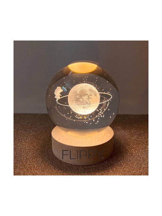 Alista Home Διακοσμητικό Φωτιστικό LED Θερμό Λευκό Crystal Ball 3x3εκ.