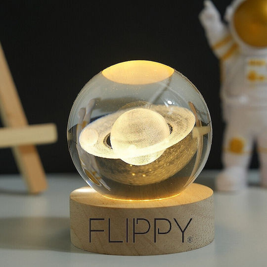 Alista Home Διακοσμητικό Φωτιστικό LED Θερμό Λευκό Crystal Ball 3x3εκ.