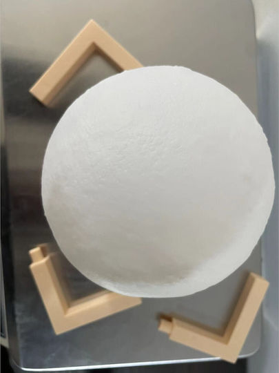 Alista Home Διακοσμητικό Φωτιστικό LED Θερμό Λευκό Moon Light 3x3εκ.