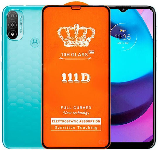 Folie Protectie Ecran Tempered Glass Motorola Moto E20 Sticla Protectoare Compatibila Motorola Moto E20 Acoperire Completa 111d 10h Marginile Negre Transparent