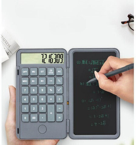 Alista Home Calculator de Buzunar cu 12 Cifre în Culoare Gri