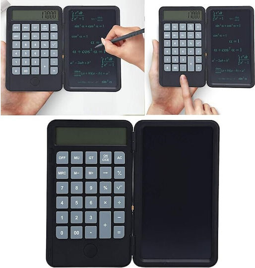 Alista Home Calculator de Buzunar 12 Cifre în Culoare Neagră
