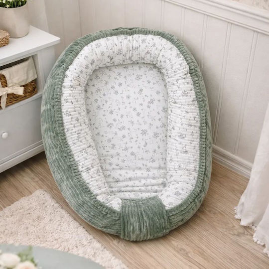 Baby Star Baby Nest Pillow Green