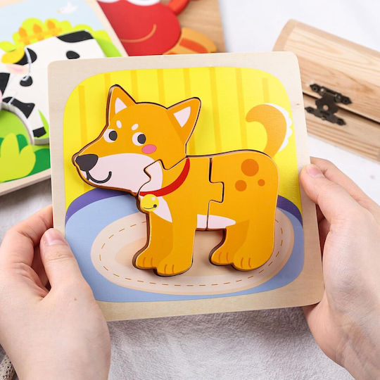 Puzzle Din Lemn Pentru Copii 3+ Ani 3 Piese Alista Home
