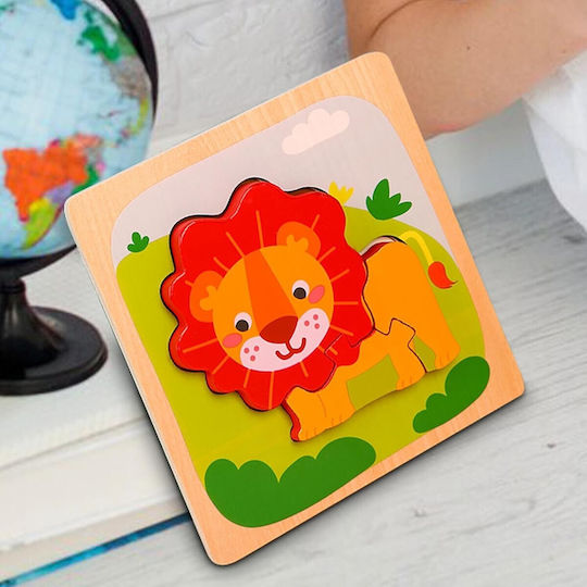 Puzzle Pentru Copii Din Lemn Pentru 3+ Ani 3 Piese Alista Home