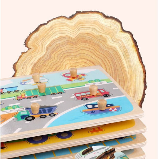 Holz Kinderpuzzle für 3+ Jahre 10 Teile Alista Home
