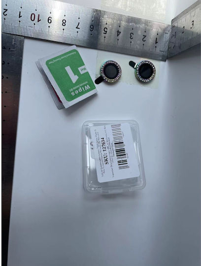 Schutzfolie Für Kamera Alista Home Iphone 15 Plus Gehärtetes Glas Rhinestones Hd Mehrfarben