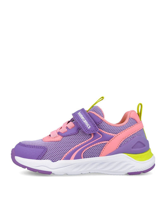 Παιδικά Sneakers Ανατομικά με Σκρατς Λιλά